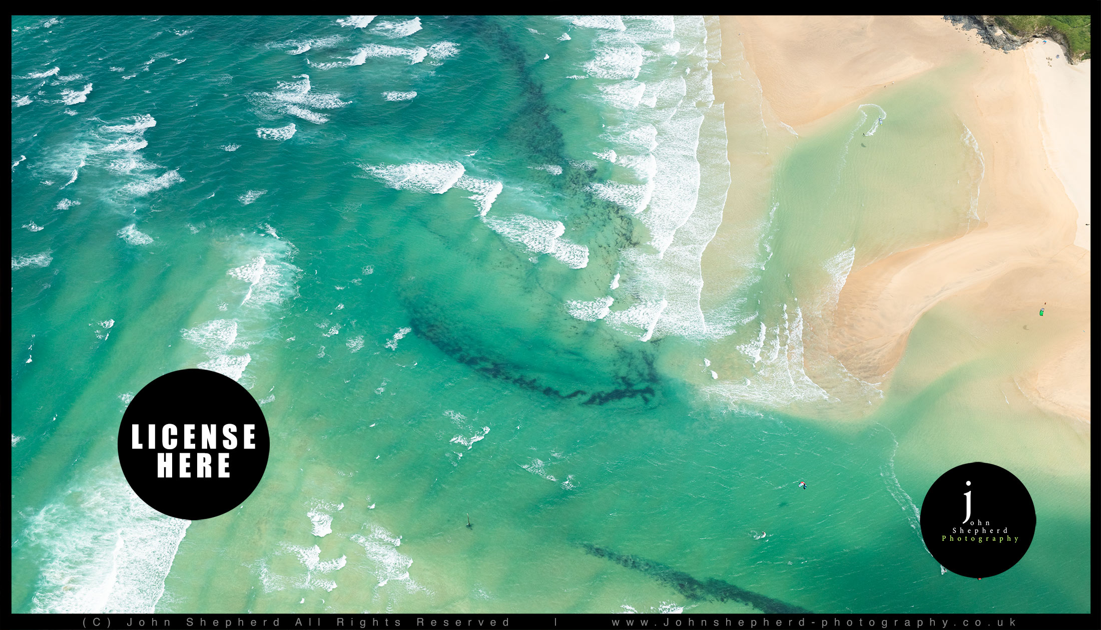 Aerial Views over Hayle, Cornwall.